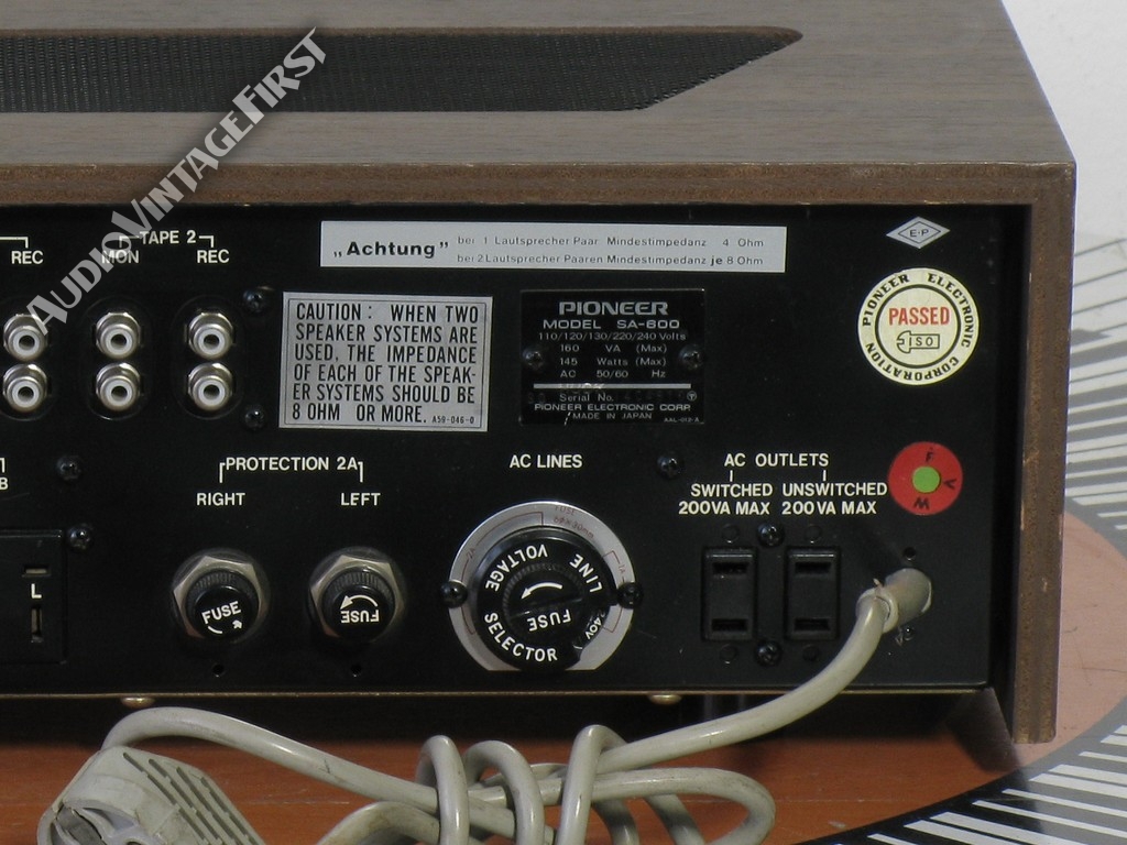 SA-1000 AudioVintageFirst